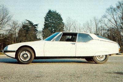 Citroen SM in profile, powered by a 2.7 litre Maserati V6