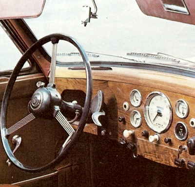 1956 Daimler DJ 253 Conquest Dashboard