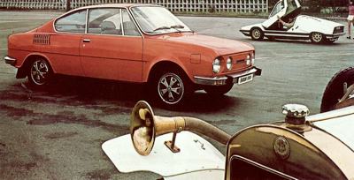  1970 Skoda S110R Coupe, which was powered by a 1107cc engine