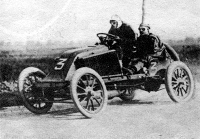 Louis Renault in 1903 Paris Madrid race