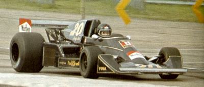 Jacky Ickx at the wheel of the Wolf Williams
