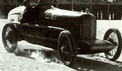 Nuvolari pictured in 1923 in his Chirbiri