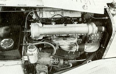 The Azani engine as fitted to a long-wheelbase Squire
