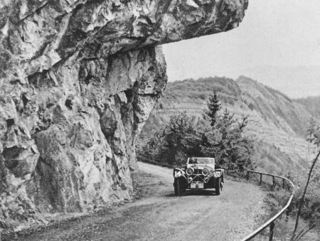 SS 100 Winning Coupe des Alpes in 1948