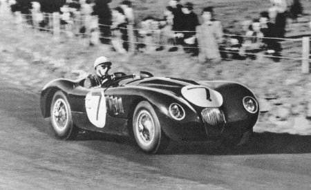 Stirling Moss At The Helm Of A C-Type