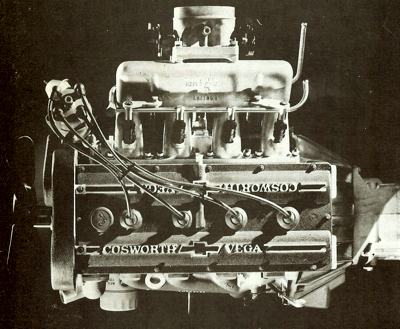 Fuel Injected Cosworth Vega engine