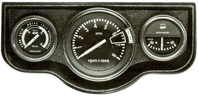 An aftermarket auxillary instrument cluster from Smiths