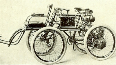 An early Bianchi four wheeler, circa approx 1899