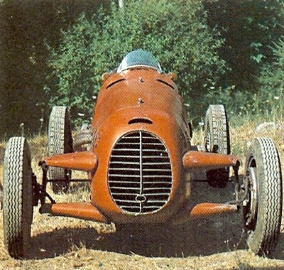 1946 Cisitalia D46 as raced by Tazio Nuvolari The car had a tubular frame