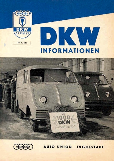 1950 DKW Auto Union 1000 Van Pickup