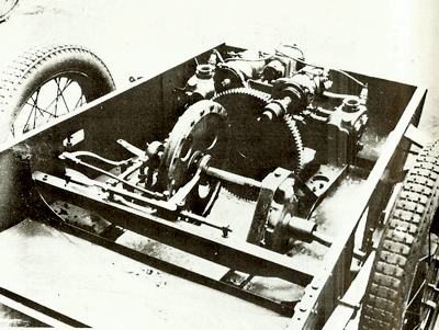1923 GWK engine and transmission setup