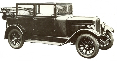 1928 Hillman 14 Tickford Cabriolet