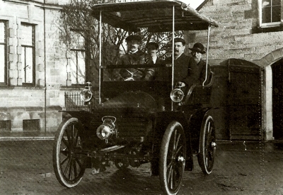 Early Wolseley horseless carriage