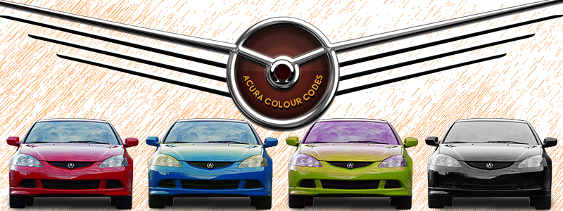 Acura Paint Chart Color Reference Index