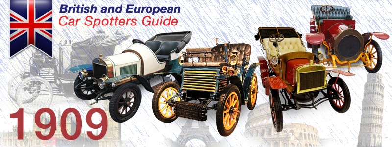 1909 British and European Car Spotters Guide