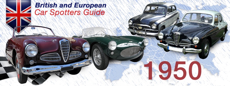 1950 British and European Car Spotters Guide