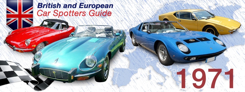 1971 British and European Car Spotters Guide