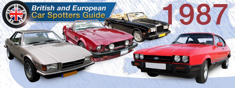 1987 British and European Car Spotters Guide