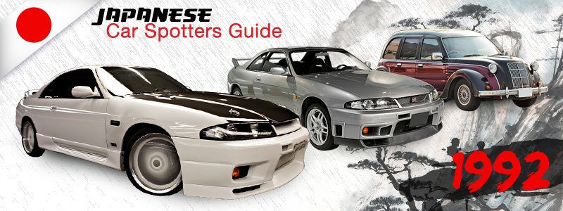 Japanese Car Spotters Guide - 1992