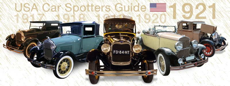 American Car Spotters Guide - 1921