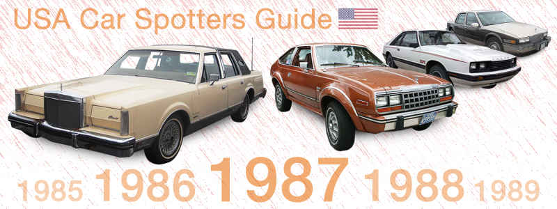 American Car Spotters Guide - 1987
