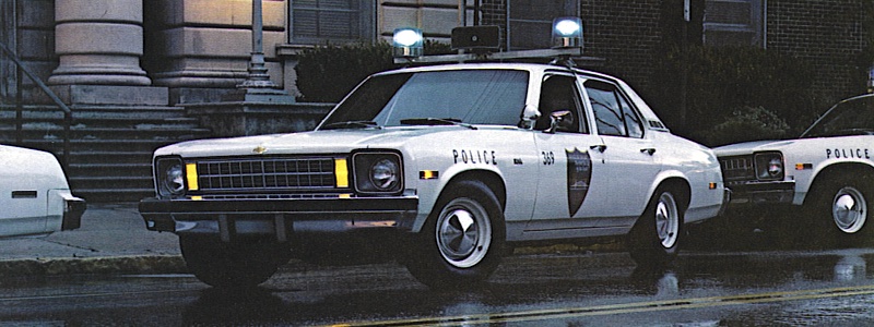 1960 Chevrolet Police Vehicles Brochure
