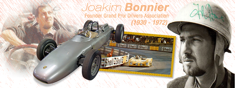 Joakim Bonnier (1930 - 1972) - Founder  Grand Prix Drivers Association