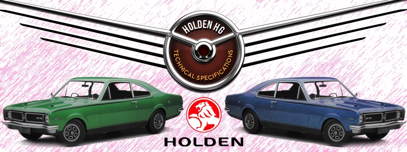 HG Holden Technical Specifications