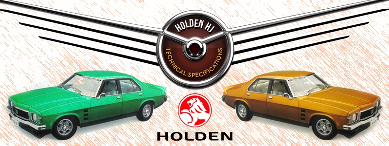 Holden HJ Technical Specifications