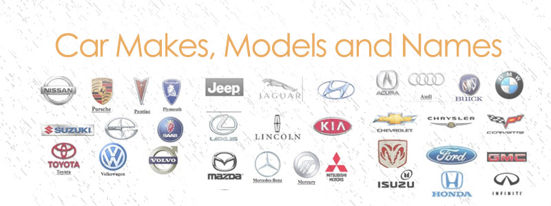 Auto Car Makes, Models and Names