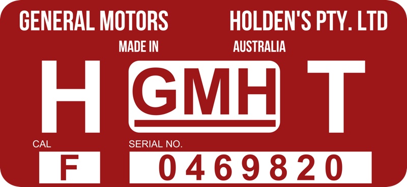 Holden Transmission ID Codes