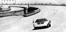The diesel engined CIII setting records at Fiat's Nardo test track in Southern Ital