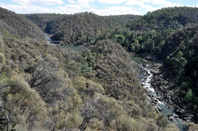 Cataract Gorge from the Zig Zag track