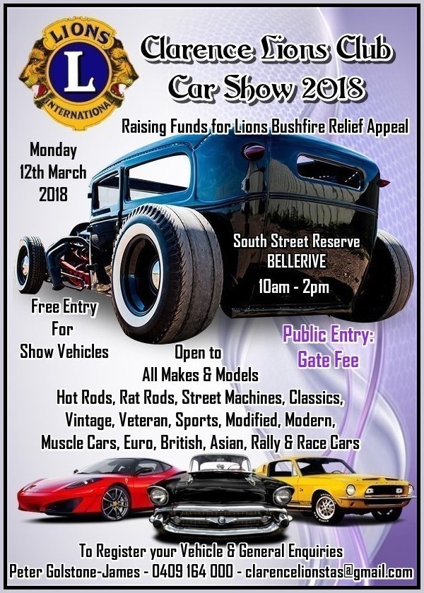 Clarence Lions Club Car Show [TAS]