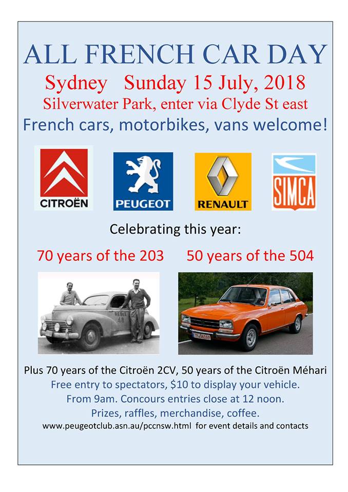 NSW All French Car Day [NSW]