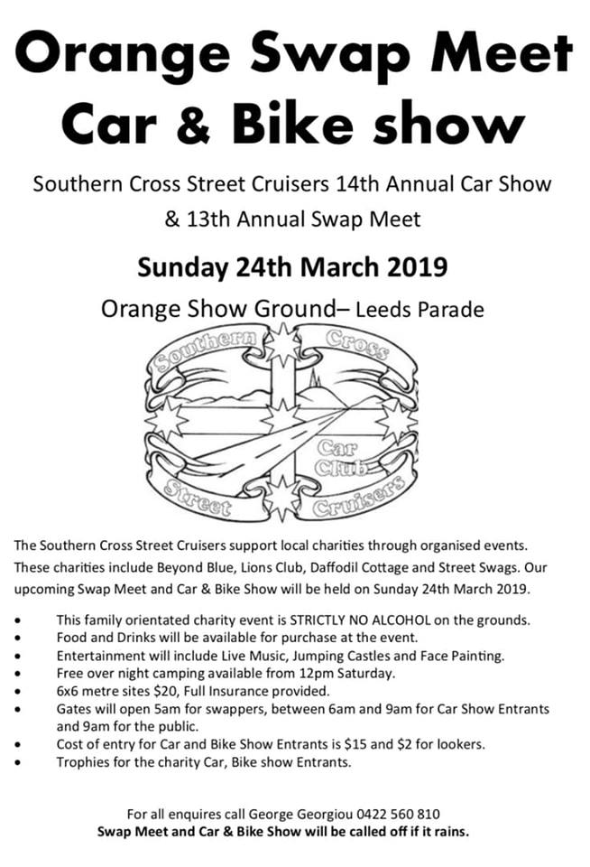 Orange Swap Meet - Car and Bike Show [NSW]