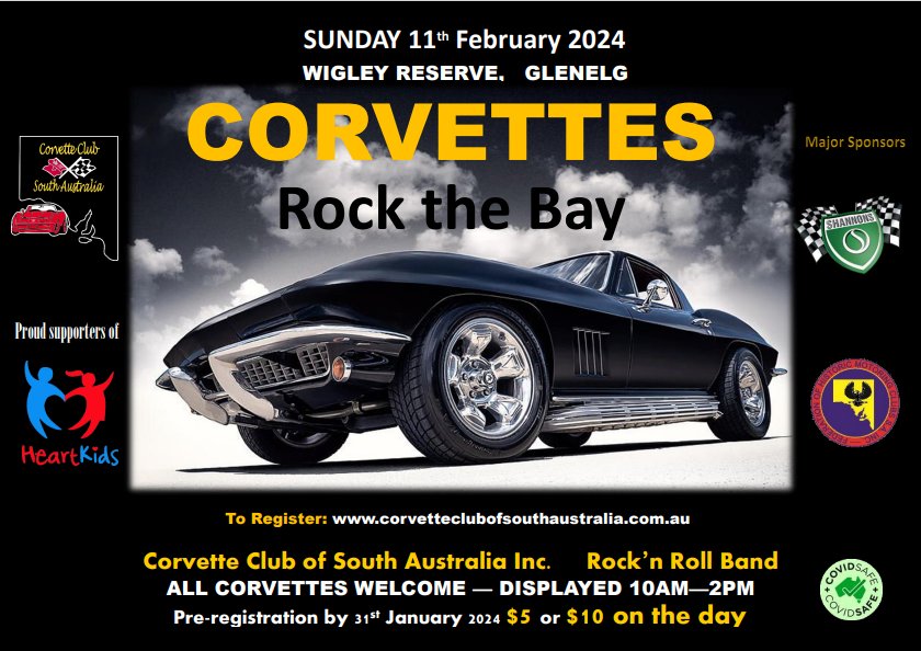 Corvettes Rock The Bay 2024