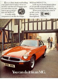 MGB - You Can Do It In An MG