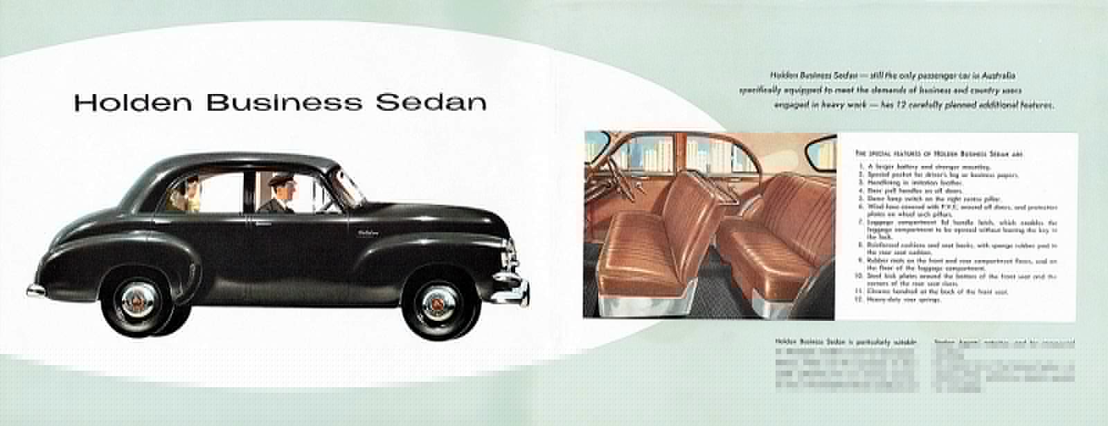 1955 Holden FJ Brochure Page 1