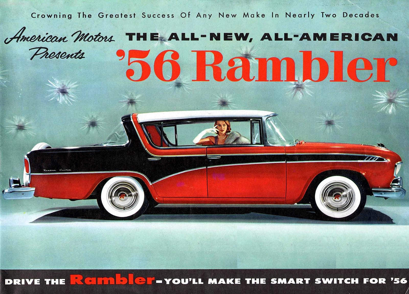 1956 AMC Rambler V8 Brochure