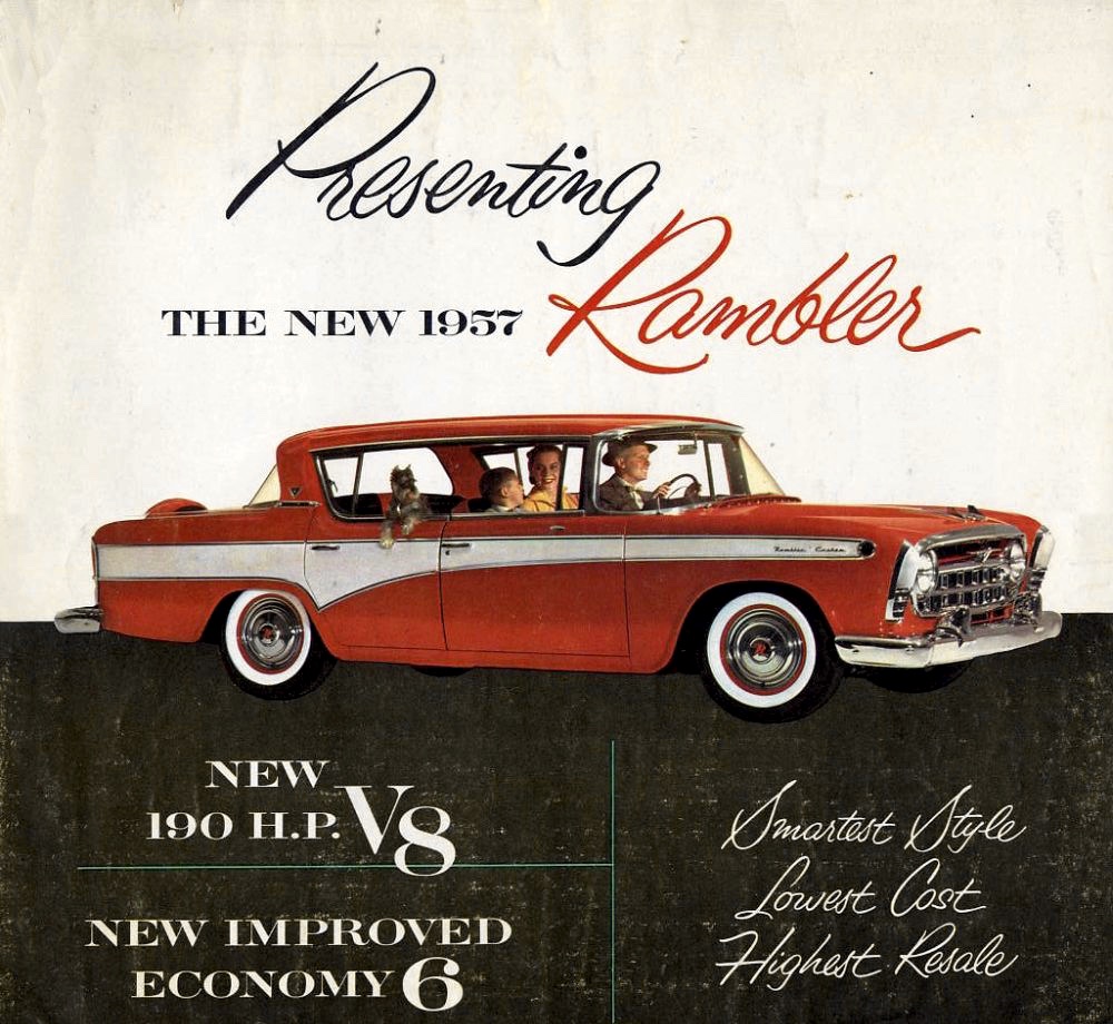 1957 AMC Rambler V8 Brochure