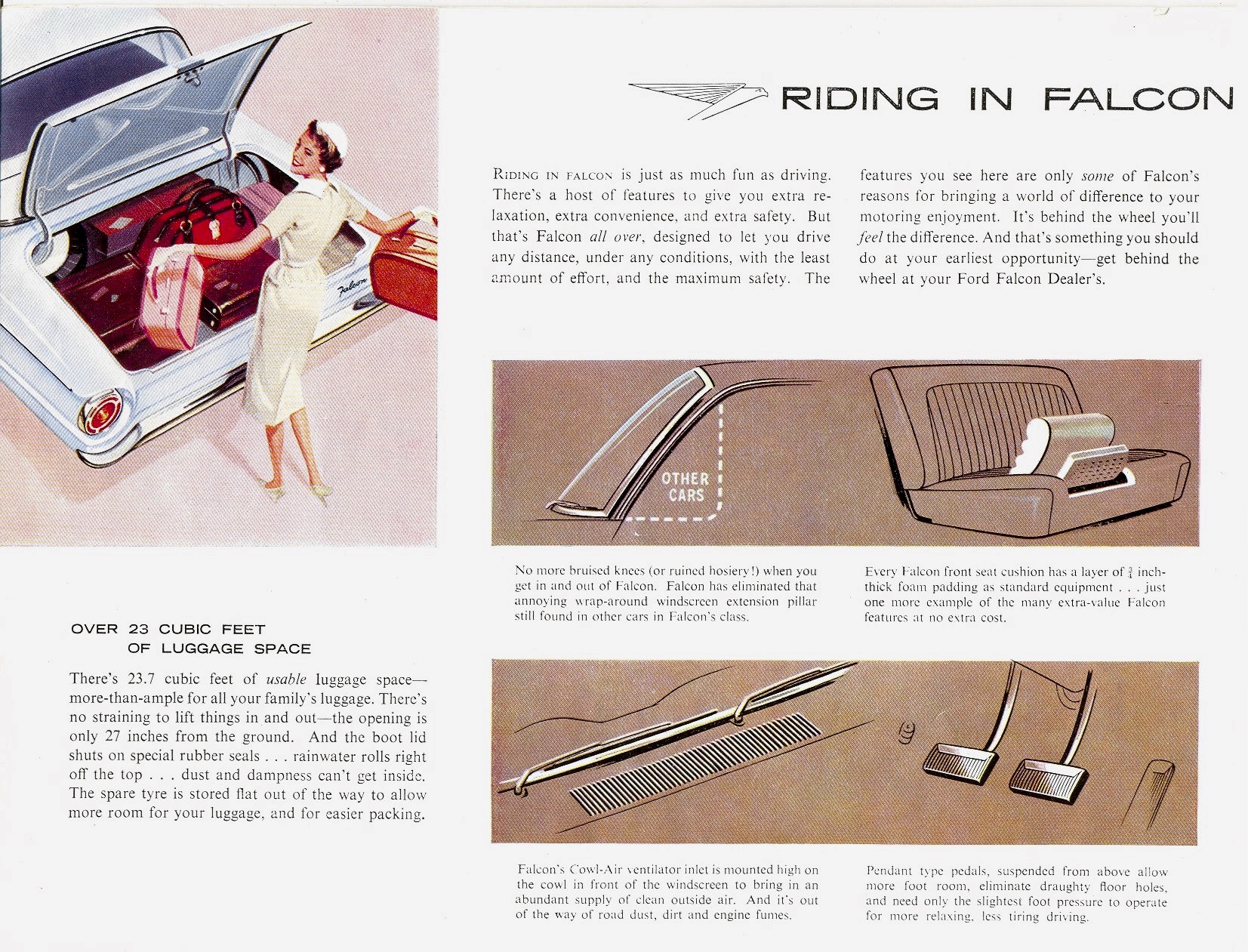 1960 Ford XK Falcon Brochure Page 9