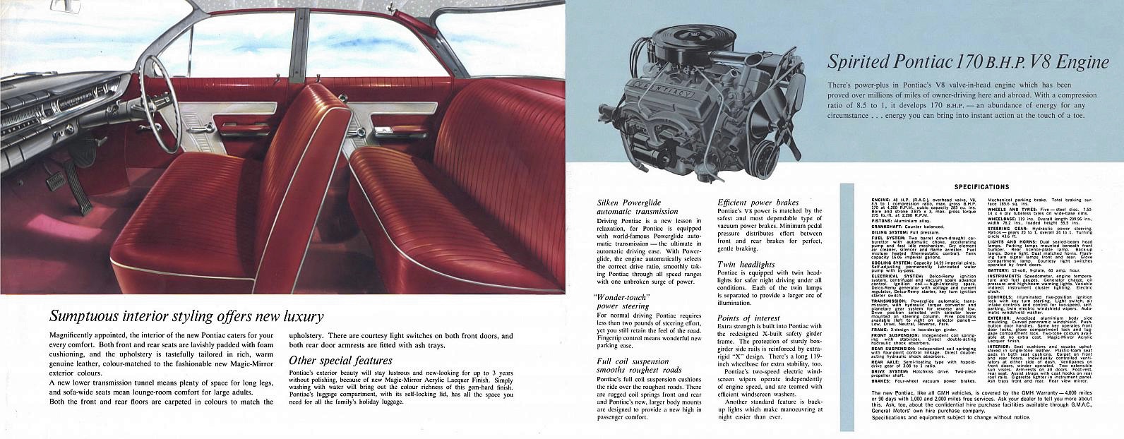 1961 Pontiac Laurentian Brochure Page 1
