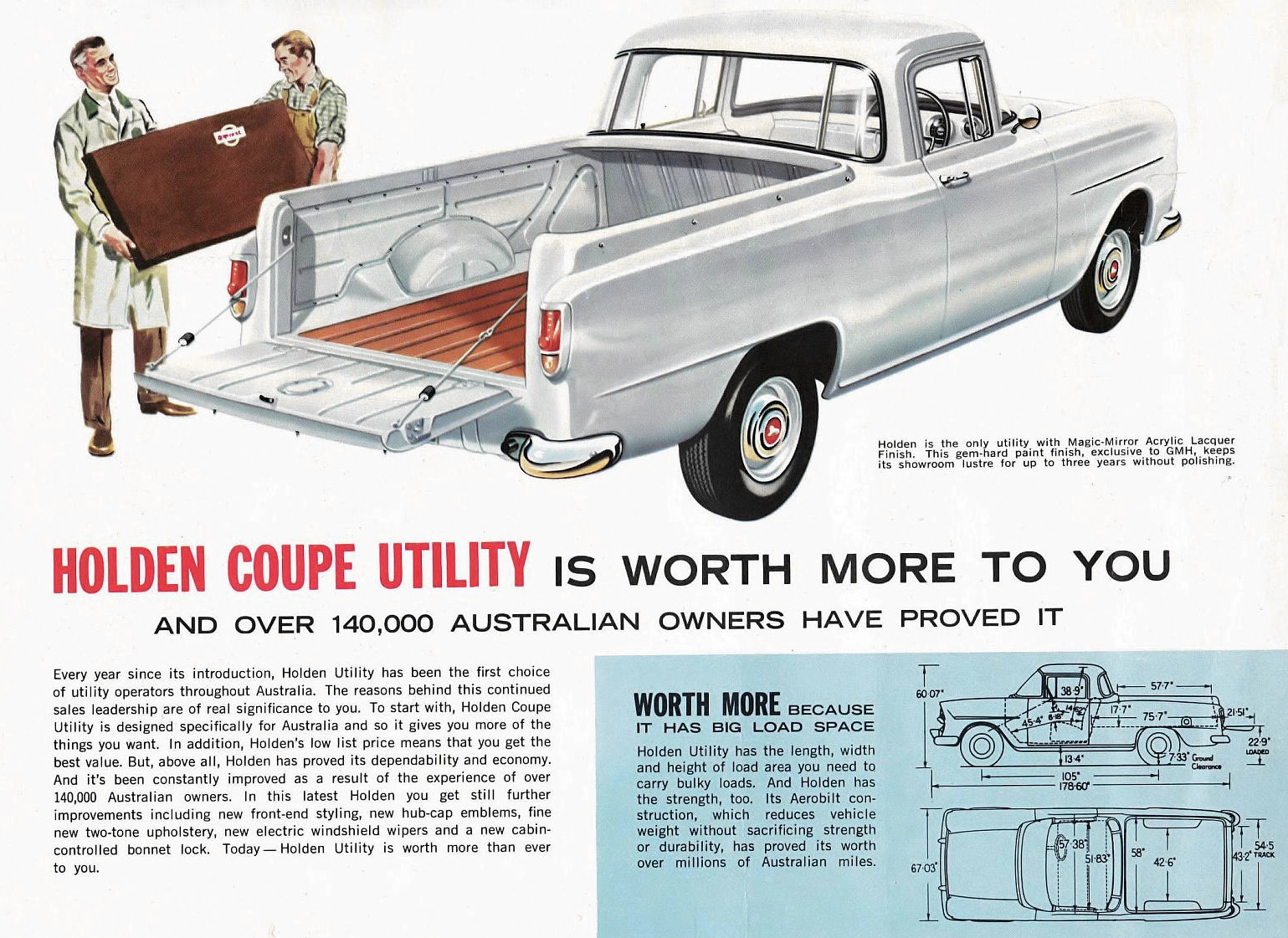 1962 Holden EK Ute and Panel Van Brochure Page 7