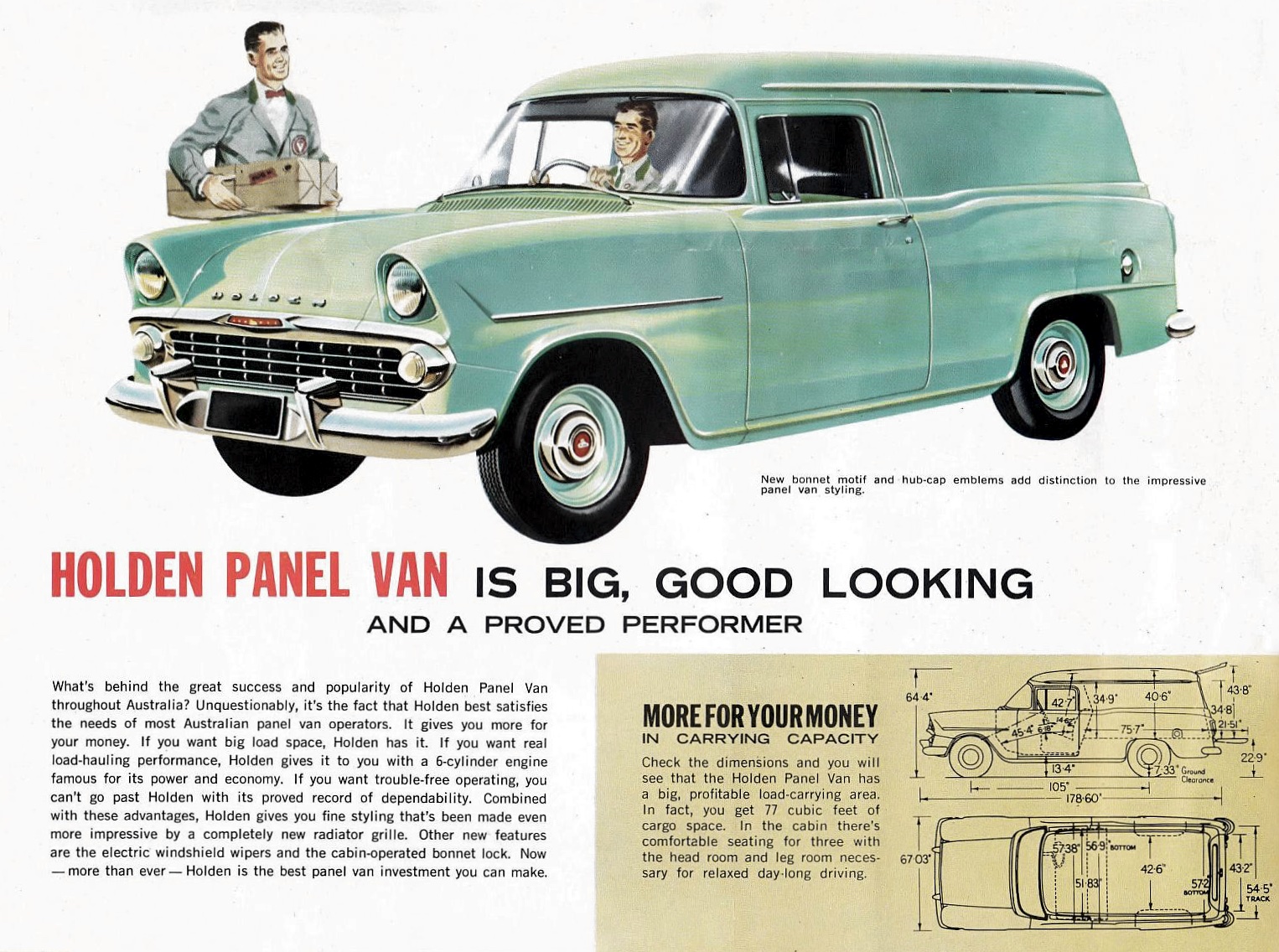 1962 Holden EK Ute and Panel Van Brochure Page 8