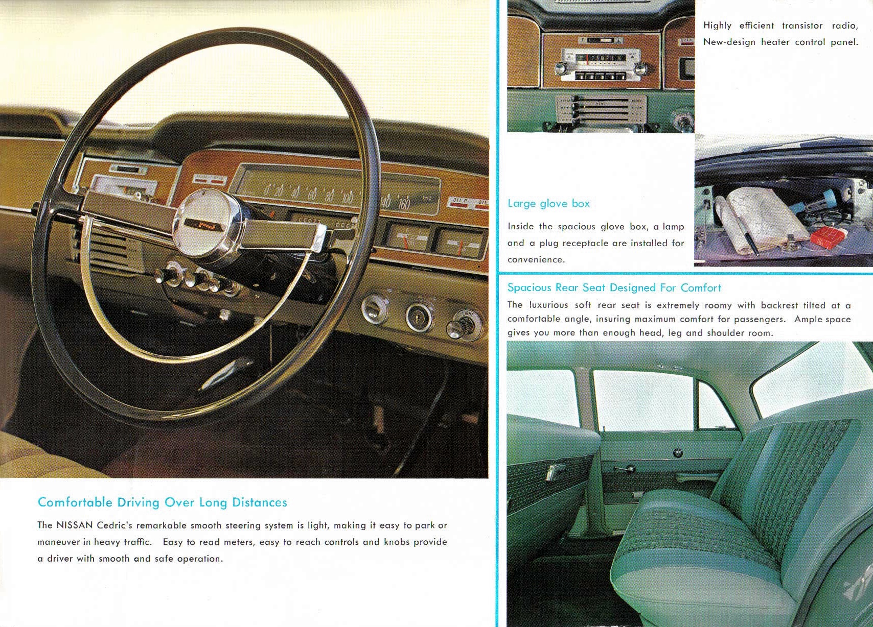 1964 Nissan Cedric Brochure Page 3