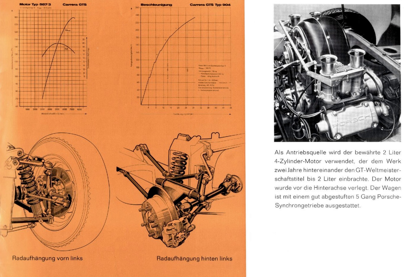 1964 Porsche Carrera GTS Brochure Page 4