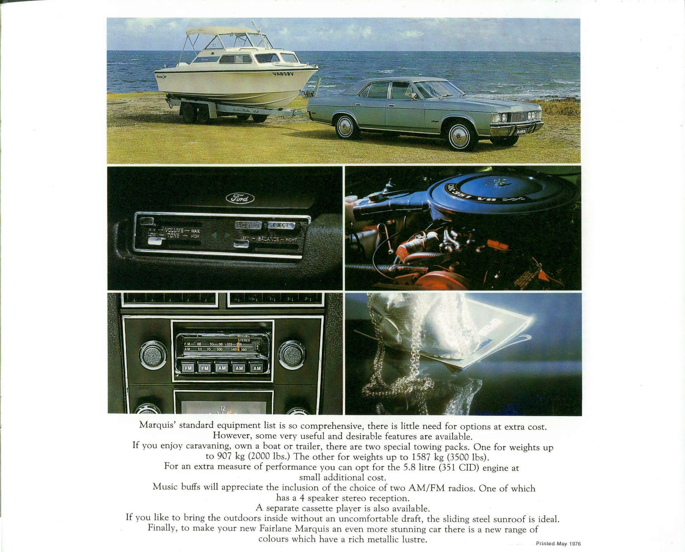 1976 Ford Marquis Brochure Page 2