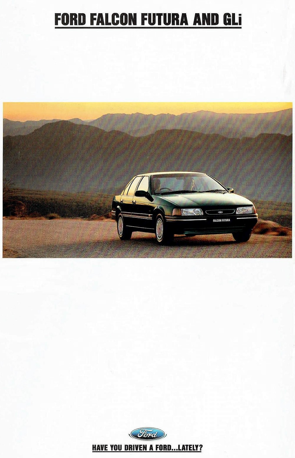 1993 Ford Falcon ED GLi and Futura Brochure Page 9
