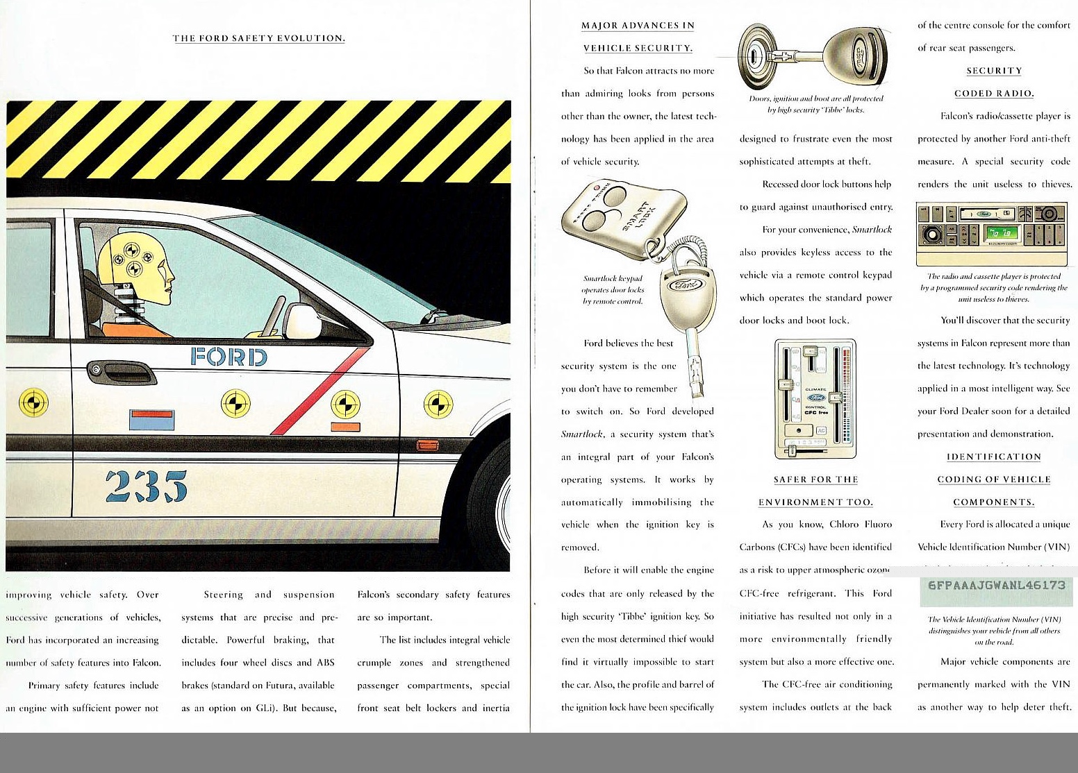1993 Ford Falcon ED GLi and Futura Brochure Page 12